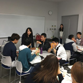 同朋大学の受け入れ研修(事後研修)を実施しました